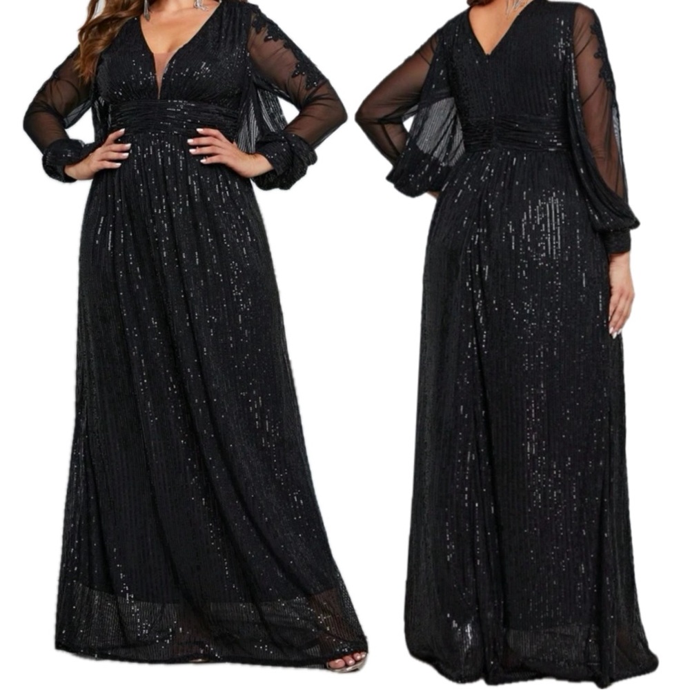 NWOT Sequined Formal Gown